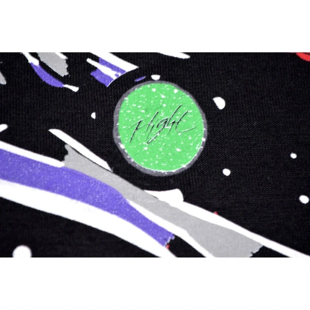 Jordan Space Planets Graphic T Shirt black Large Jumpman Cosmic Galaxy TEE